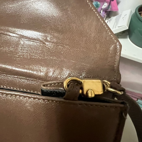 Vintage Italian Leather Envelope Convertible Bag - Picture 6 of 6